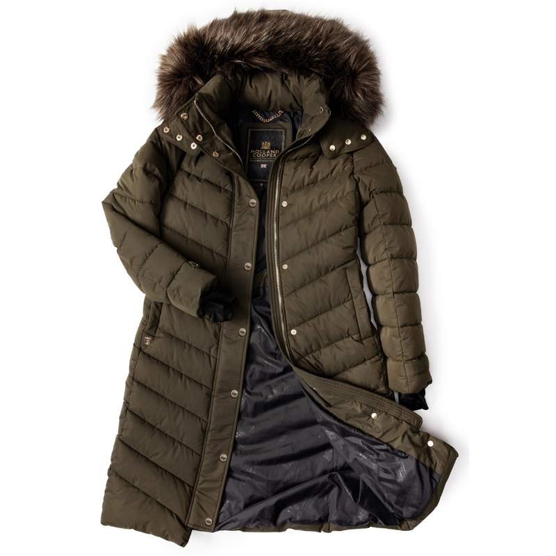 Holland Cooper Chamonix Coat - Khaki-8